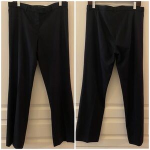 ‘S MAXMARA Wool Trouser in Dark Blue/Black